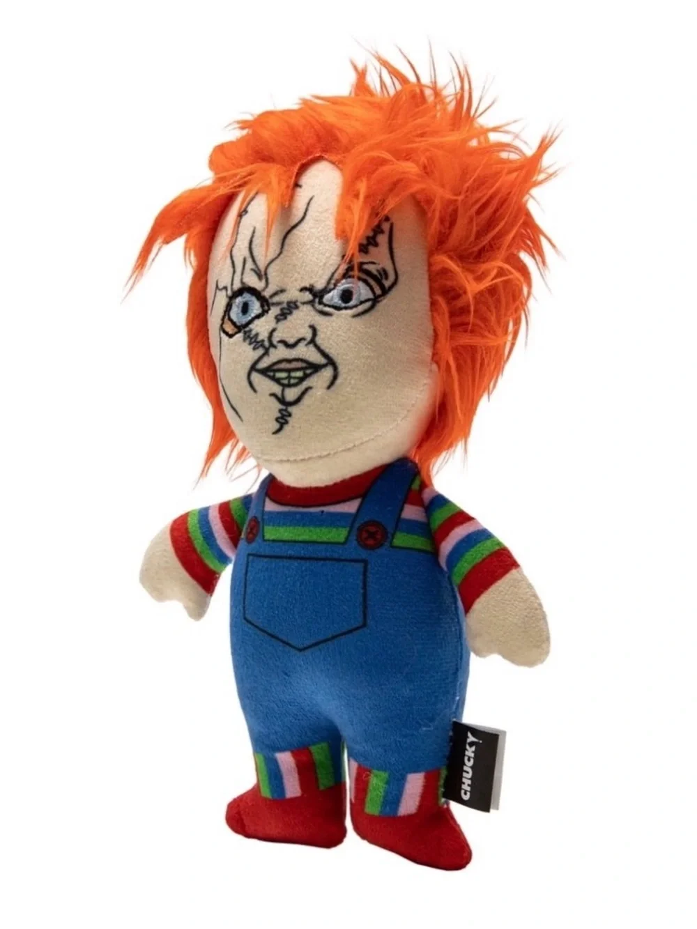 NWT Chucky Good Guys Horror Plush Squeaker Crinkle Dog Toy Halloween